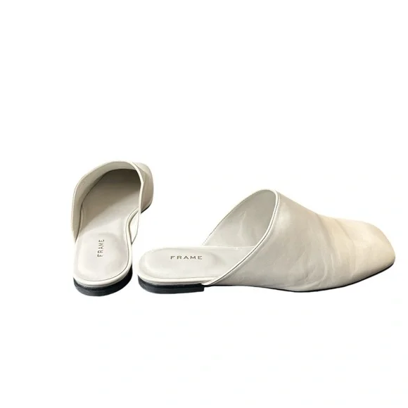 Frame La Ventura Leather Mule Slip Ons SZ 39, US 8.5 - Picture 4 of 9